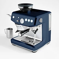 Breville ® Barista Express ® Impress Espresso Machine in Damson Blue