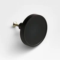 Bria Flat Round Brass Knob