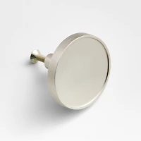 Bria Flat Round Brass Knob