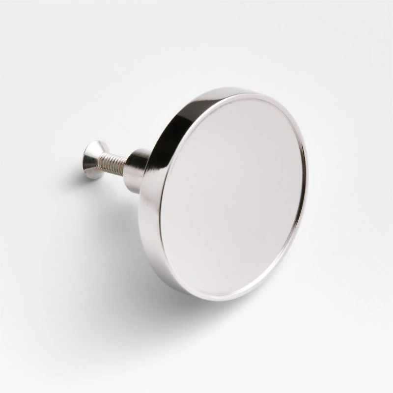 Bria Flat Round Brass Knob