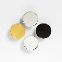 Bria Flat Round Brass Knob