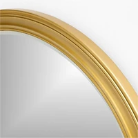 Brookhaven Brass Metal Round Wall Mirror 40"