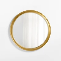Brookhaven Brass Metal Round Wall Mirror 40"