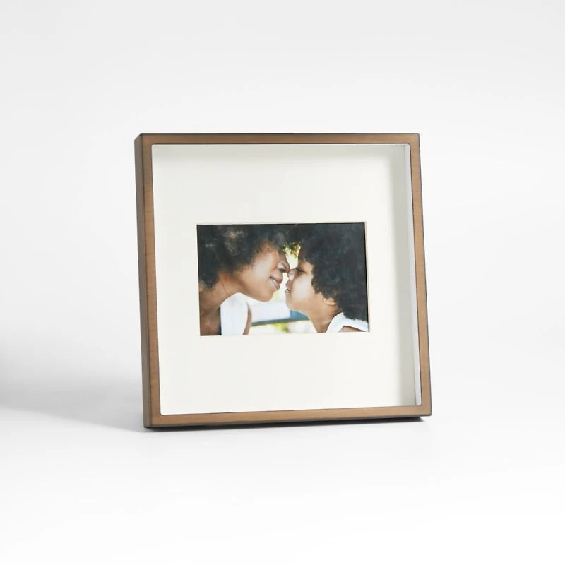 Brushed Antique Bronze 4x6 Picture Frame