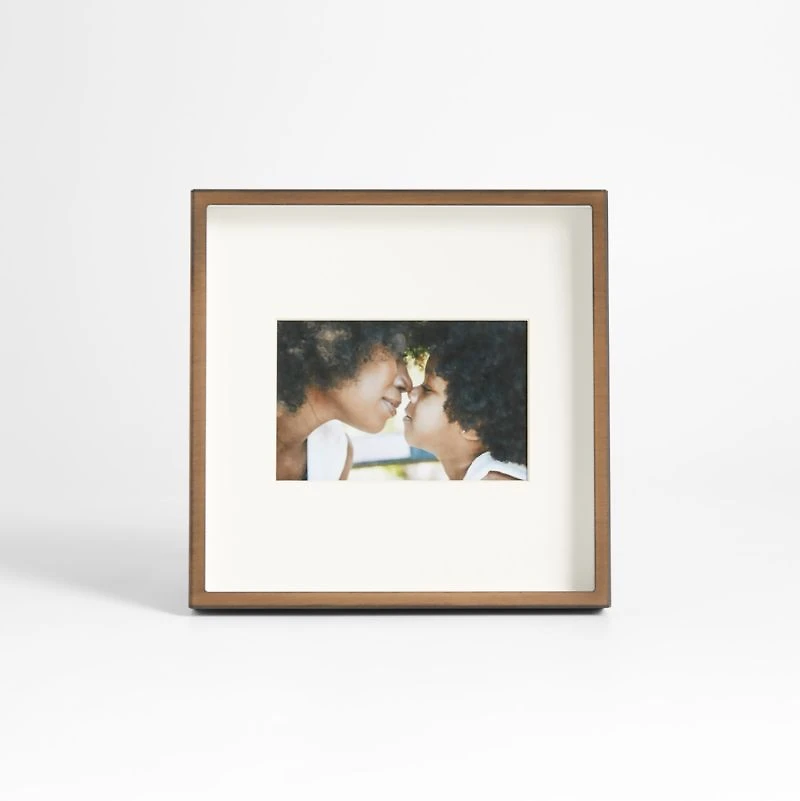 Brushed Antique Bronze 4x6 Picture Frame
