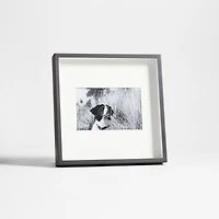 Brushed Black 4x6 Picture Frame