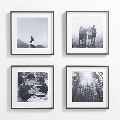 Piece Brushed Black 11x11 Gallery Wall Frame Set