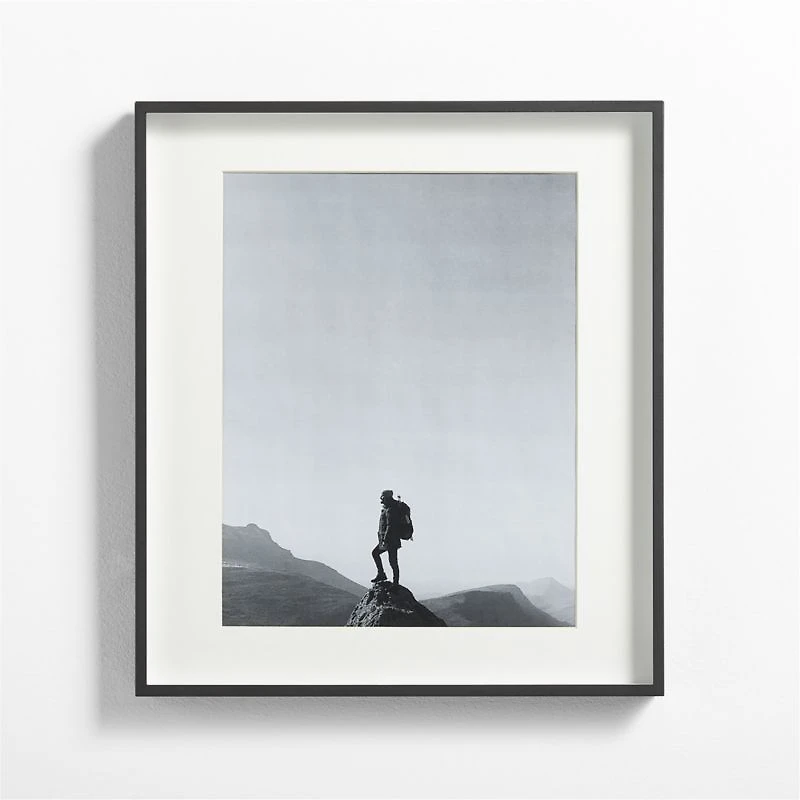Brushed Black 11x14 Picture Frame