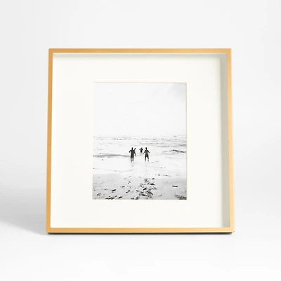 Brushed Brass 8x10 Picture Frame