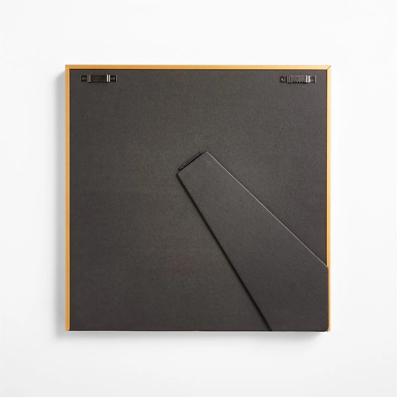 Brushed Brass 11x11 Wall Picture Frame