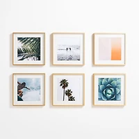 Piece Brushed Brass 11x11 Gallery Wall Frame Set