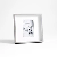 Brushed Silver 4x6 Picture Frame