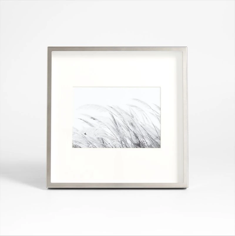 Brushed Silver 5x7 Picture Frame
