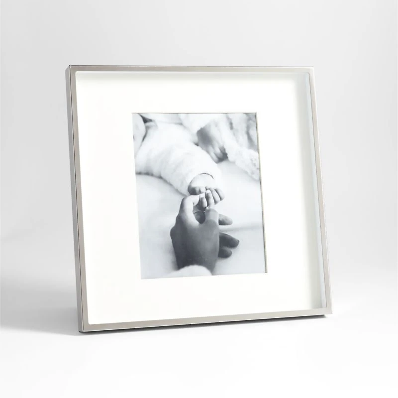 Brushed Silver 8x10 Picture Frame