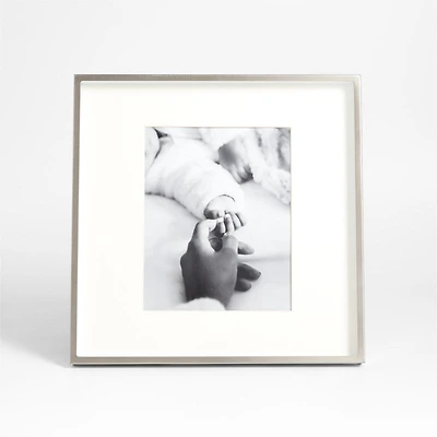 Brushed Silver 8x10 Picture Frame