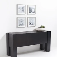 4-Piece Brushed Silver 11x11 Gallery Wall Frame Set