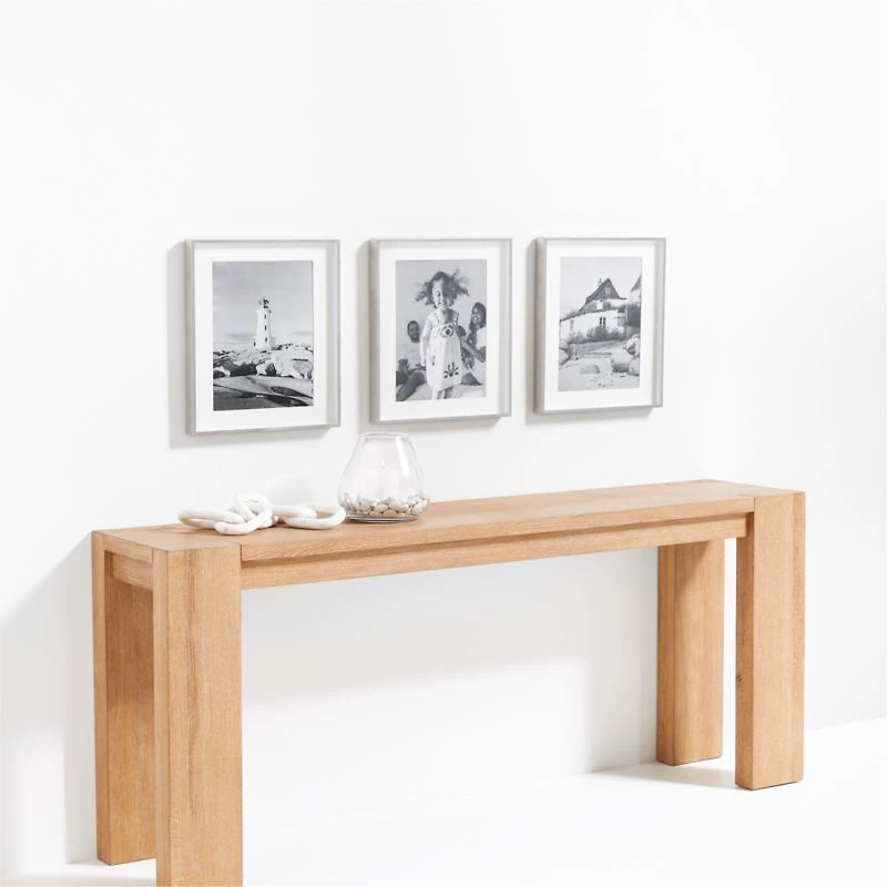 3-Piece Brushed Silver 11x14 Gallery Wall Frame Set
