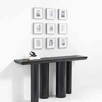 9-Piece Brushed Silver 4x6 Gallery Wall Frame Set
