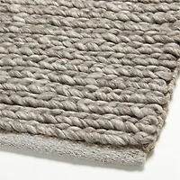 Bruges Performance Handwoven Grey Area Rug 6'x9'