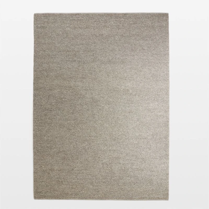 Bruges Performance Handwoven Grey Area Rug 6'x9'