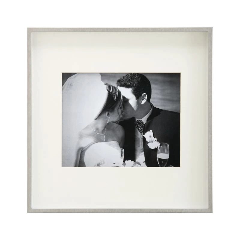 Brushed Silver 8x10 Picture Frame