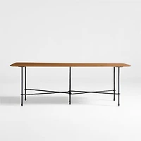 Brussels 88" Solid Oak Wood Dining Table