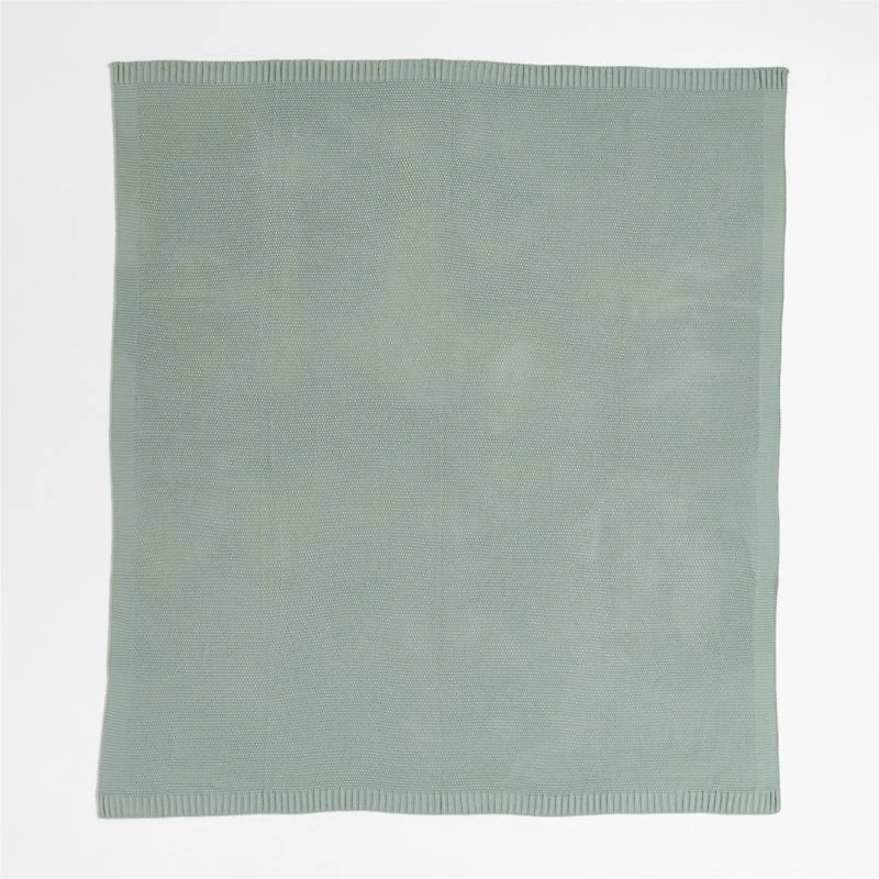 Bubble Knit Verte Green Kids Bed Blanket