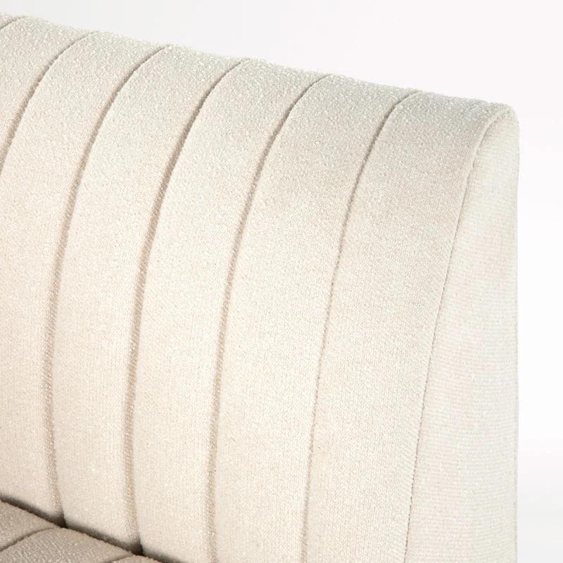 Buchanan Channel Stitch Upholstered Corner Banquette