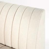 Buchanan Channel Stitch Upholstered Corner Banquette