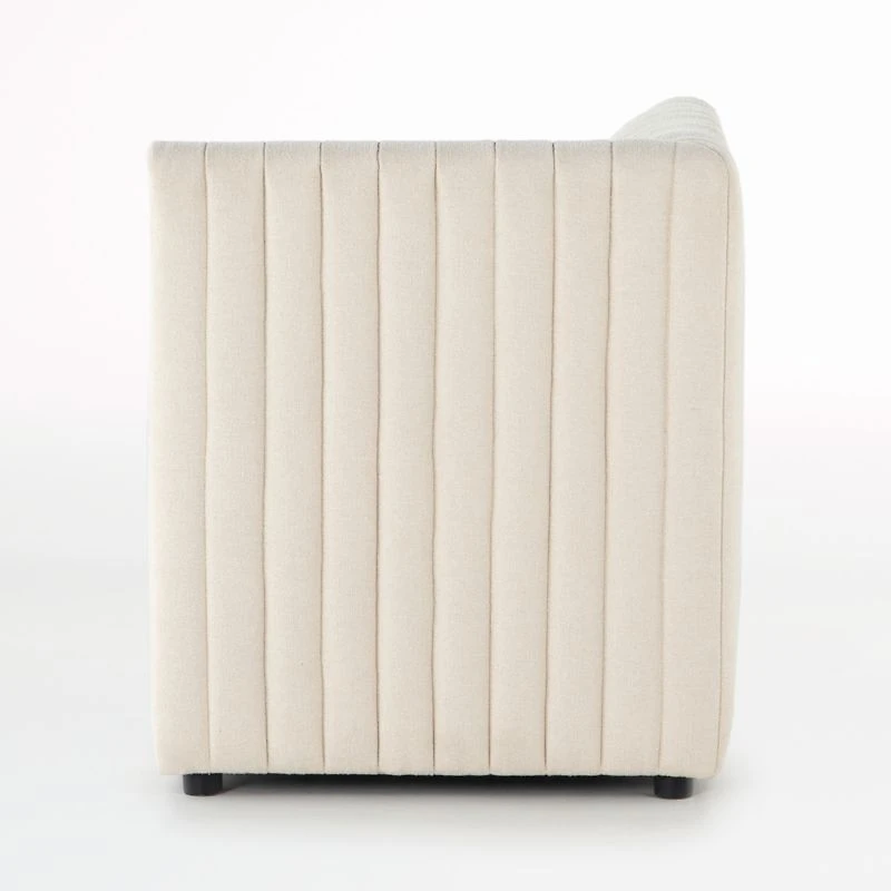 Buchanan Channel Stitch Upholstered Corner Banquette