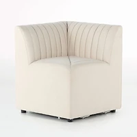 Buchanan Channel Stitch Upholstered Corner Banquette