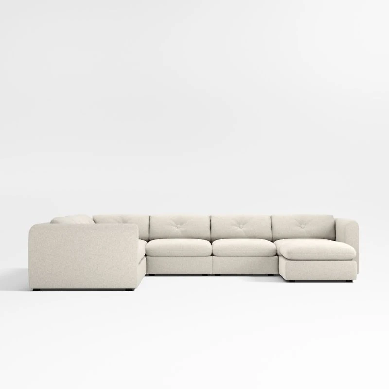 Bucktown Modular 7-Piece Sectional Sofa with Ottoman