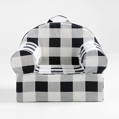 Large Buffalo Check Kids Lounge Nod Chair