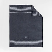 Bungalow 70"x55" Midnight Navy Throw Blanket