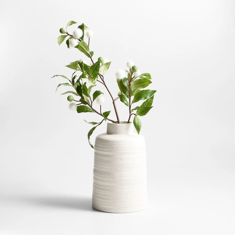 Faux Button Bush Stem 30"