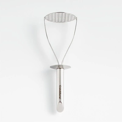 Crate & Barrel Stainless Steel Potato Masher