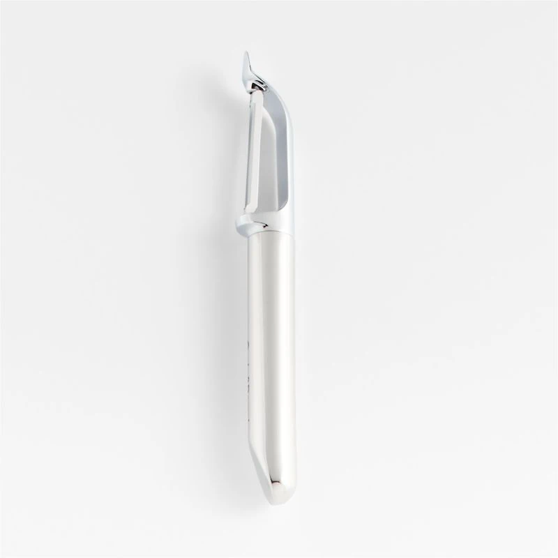 Crate & Barrel Stainless Steel Straight Peeler