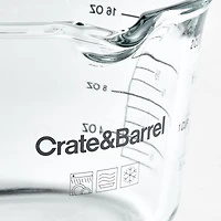 Crate & Barrel 2-Cup Glass Measuring Cup