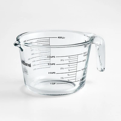Crate & Barrel -Cup Glass Measuring Cup