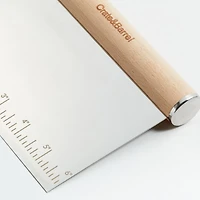 Crate & Barrel Bench Scraper with Beechwood Handle