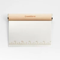 Crate & Barrel Bench Scraper with Beechwood Handle