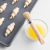 Crate & Barrel Small Pastry Brush with Beechwood Handle