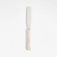 Crate & Barrel Straight Icing Spatula with Beechwood Handle