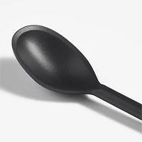 Crate & Barrel Black Silicone Deep Spoon