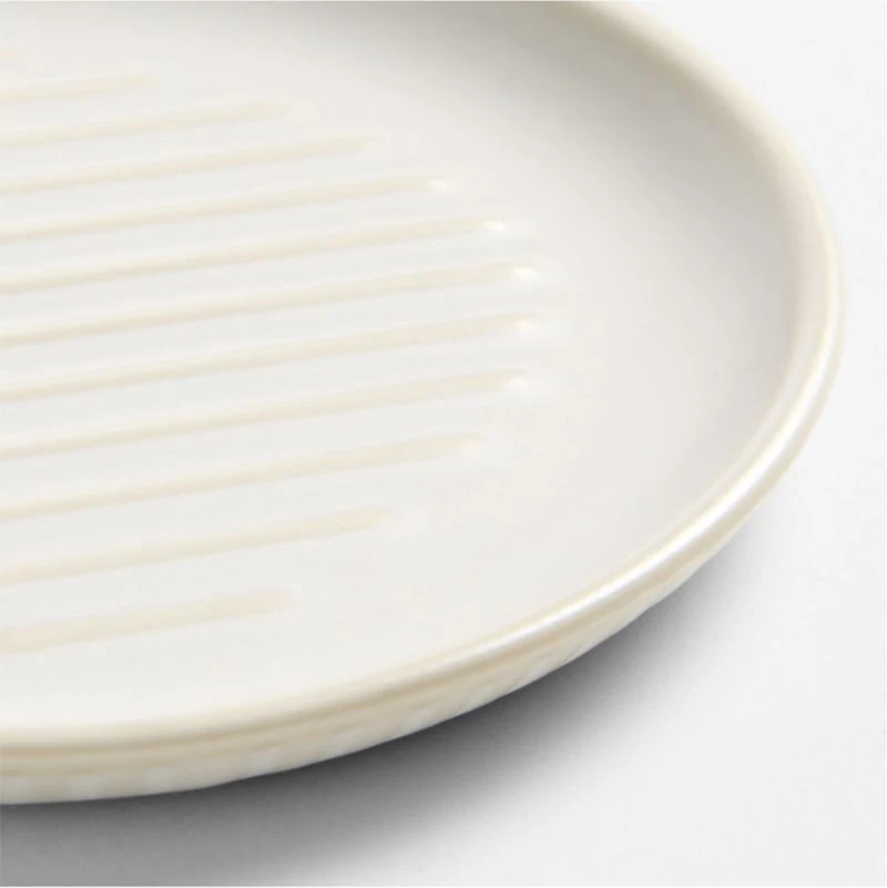 Clean by Crate Ivory Ceramic Soap Dish