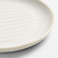 Clean by Crate Ivory Ceramic Soap Dish