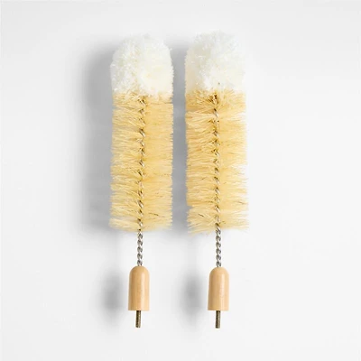 Clean by Crate Natural Bottle Brush Replacement Heads, Set of 2