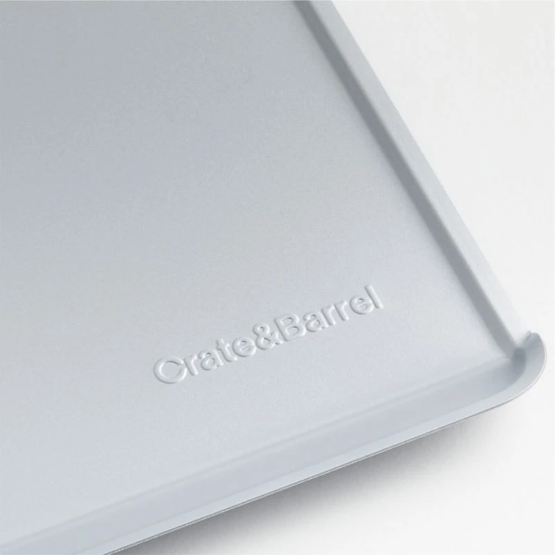 Crate & Barrel Silver Non-Stick Cookie Sheet