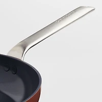 Crate & Barrel EvenCook Ceramic ™ Terracotta Ceramic Nonstick 12" Fry Pan with Lid
