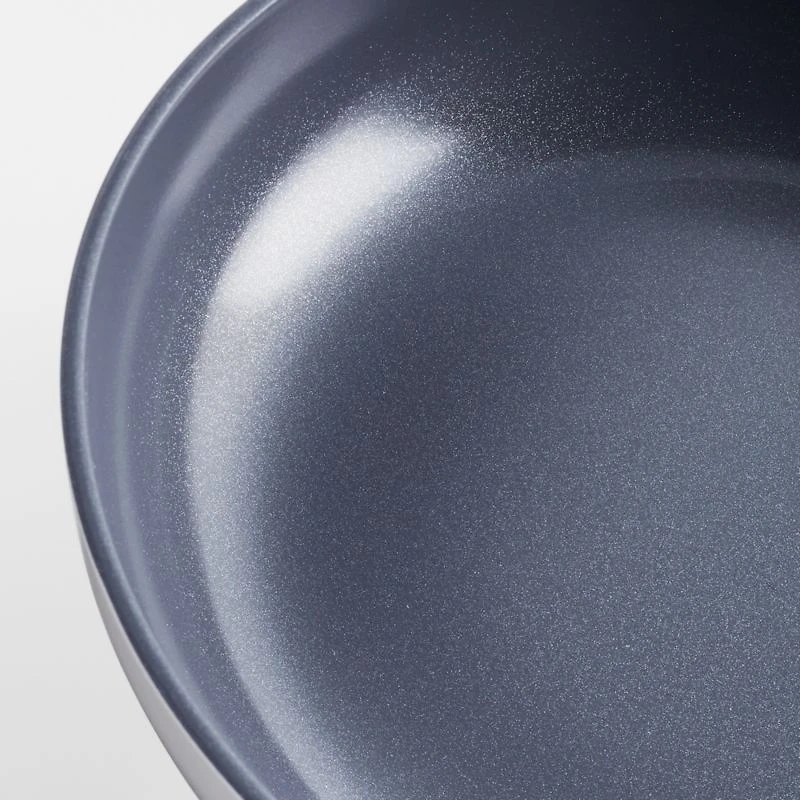 Crate & Barrel EvenCook Ceramic ™ Grey Nonstick Fry Pans, Set of 2